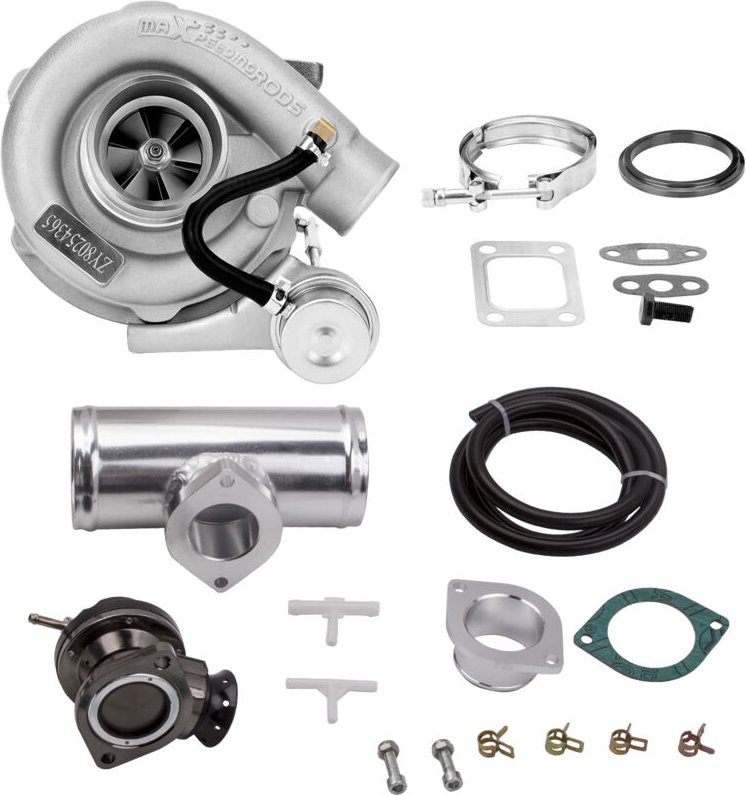 Turbolader T3 T04E for Audi VW +TURBO BLOW OFF VENTIL KIT+ 2,5 Zoll Flansch