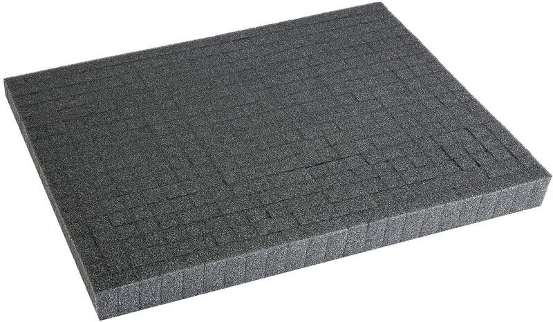HMF - 1458G, Rasterschaumstoff, Würfelschaum, ohne Rahmen, 345 x 275 mm 30 mm
