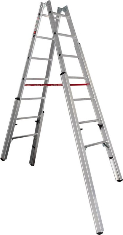 Euroline Premium 30576 Treppenstehleiter 2x7 Sprossen