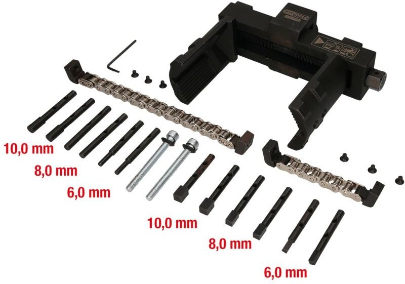Ks Tools Vario-Muttern- und Kappenschlüssel-Satz, 14-tlg.