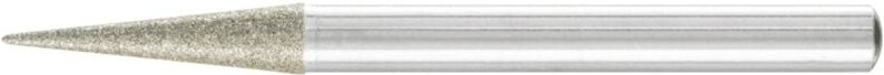 Thumbnail - PFERD TOOLS Diamant-Schleifstift Spitzkegel Ø6x12° SchaftØ6 mm D126 (mit.) zum Anfasen/Entgraten/Senken