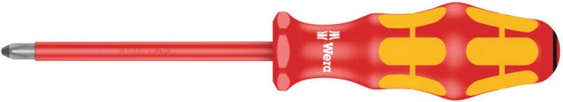 Wera 165 i PZ VDE-isolierter Kreuzschlitz-Schraubendreher, PZ 2 x 100 mm