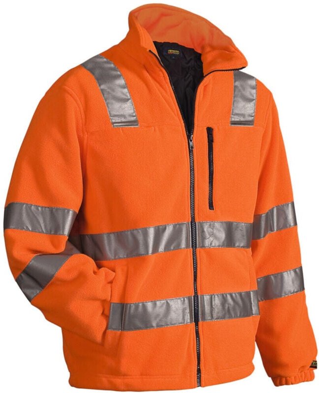 Blaklader - Blakläder Warnschutz-Fleecejacke, orange, Unisex-Größe: m