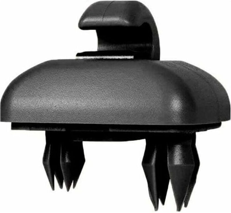 Haken für die Sonnenblende des Autos, kompatibel mit Audi – Schwarz.