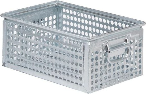 Stahllochkasten mm B=450 T=300 H=200 Gr.272-4 Verzinkt