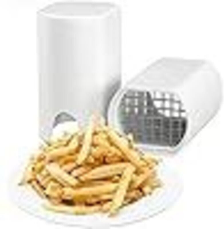 Shining House - Manueller Apfelschneider, professioneller Pommes-Frites-Schneider, Gemüse mit Schneidgittern (schwarz)