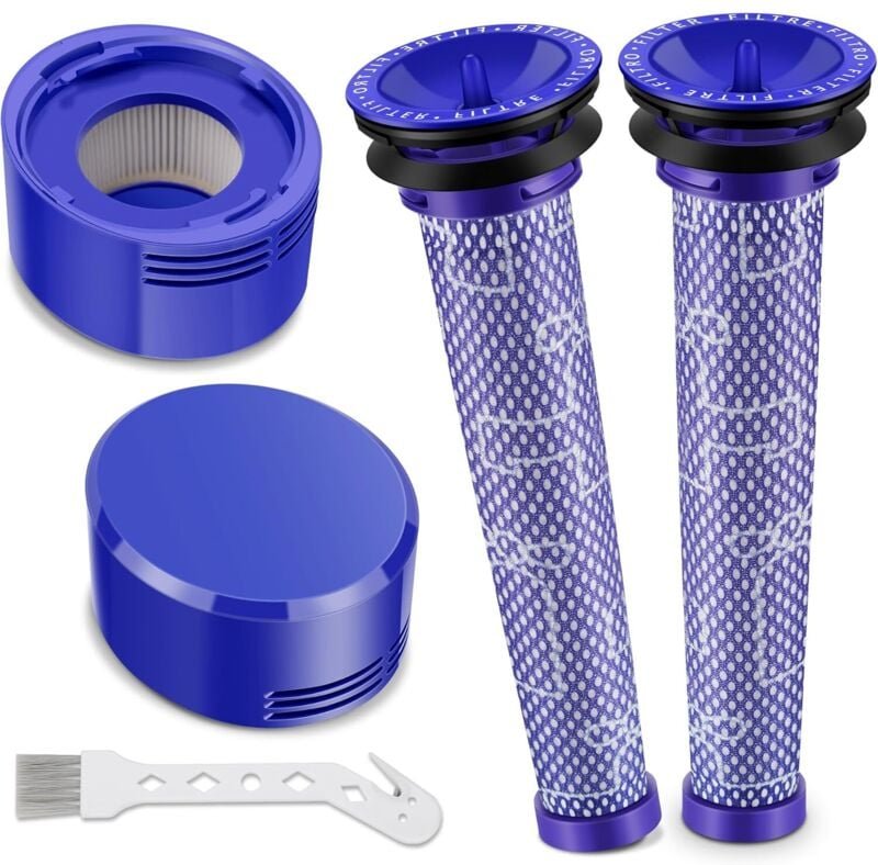 2 Stück Filter für Dyson V8, Filter für Dyson V8 Animal Staubsauger, Dyson V8 Absolute Filter, Filter für Dyson V7 Staub...