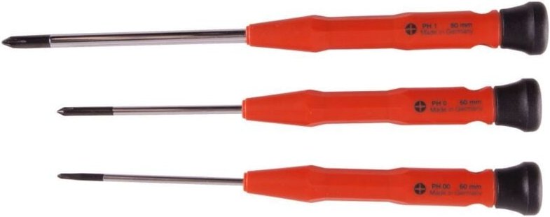 Max Power - Schraubendrehersatz 3-teilig Feinmechaniker Philips Schraubendreher