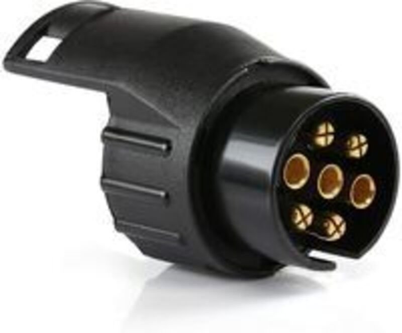Ersandy - Anhängersteckdosenadapter, universelles Zubehör, wasserdichter 7-poliger auf 13-poliger Anhängerkupplungsadapt...