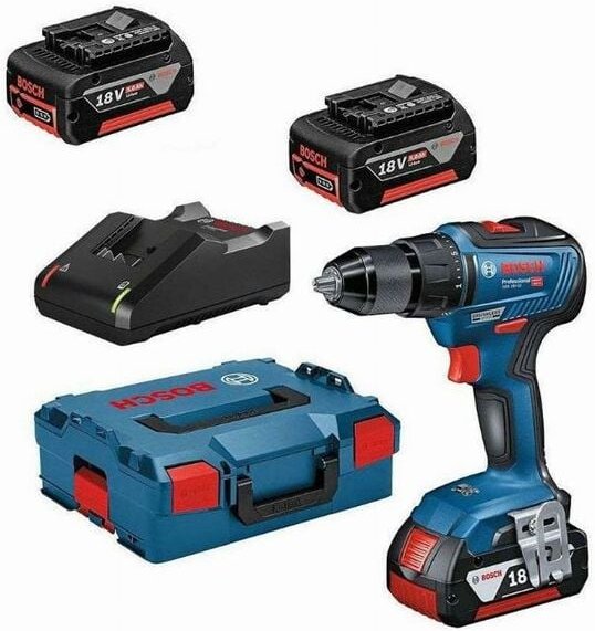 Bohrschrauber gsr 18V-55 + 3 x 5.0Ah + Gal 18V-40 + L-Boxx bosch - 0615990L8D