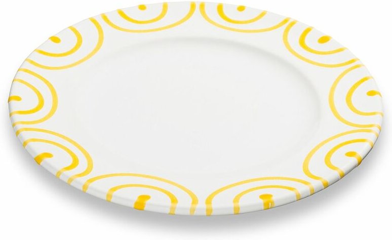 Gmundner Keramik - Gelbgeflammt, Dessertteller Gourmet (Ø18cm)