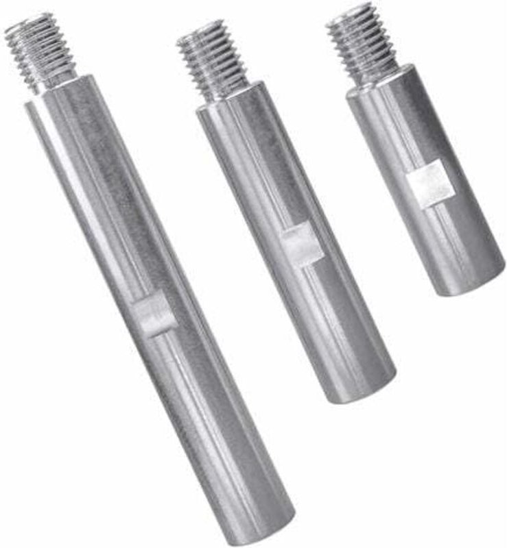 Thumbnail - Gabrielle - 3PCS Aluminiumlegierung Winkelschleifer-Verlängerungsstange M14 Winkelschleifer-Verlängerungsstange 75mm 100...