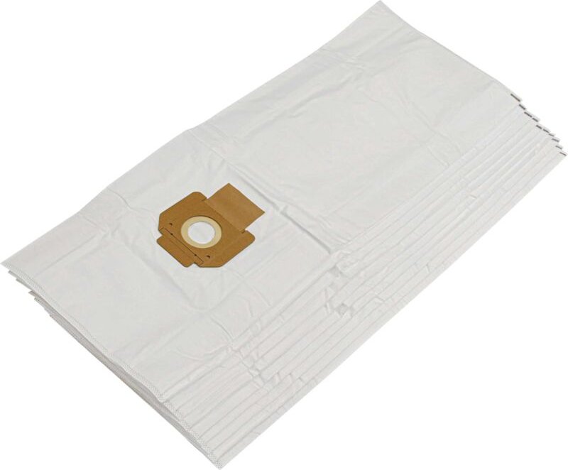 10x Staubsaugerbeutel kompatibel mit Nilfisk / Alto Attix 7, 19 Gallon Staubsauger - Mikrovlies, 94cm x 35cm Weiß - Vhbw