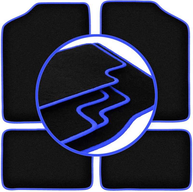 CARLUX-BLUE Autofußmatten für: Renault 5 Fließheck (1972-1985)