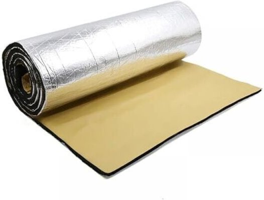 Auto-Schalldämmmatte, schalldämmender Schaumstoff, universelle wasserdichte und schalldichte Isolierung, 50 cm x 200 cm ...