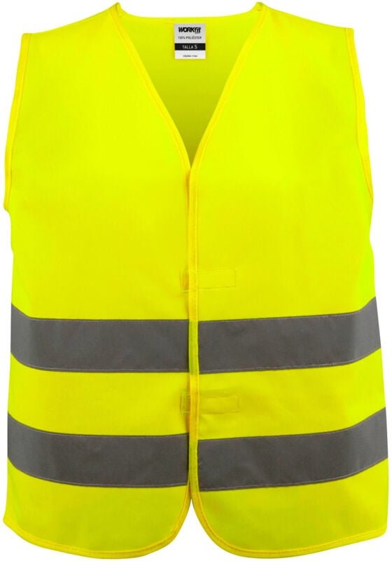 Gelbe reflektierende Workfit-Weste, Größe xl