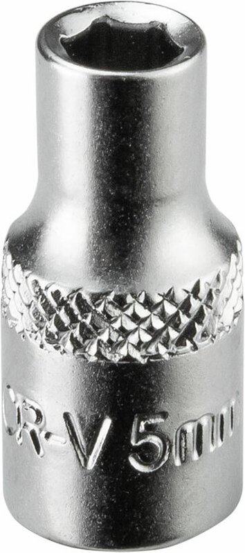 Stecknuss Sechskant 5mm 6 Kant 1/4' kurz (cr-v)