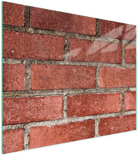 Glasschneidebrett 52x40 Ziegel