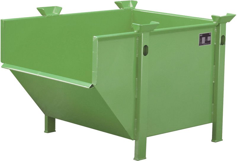 Bauer Materialbehälter BBM 500, lackiert, Resedagrün