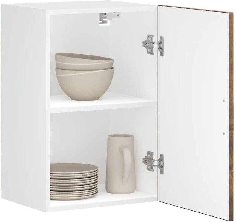 Küchen-Hängeschrank Porto Räuchereiche Holzwerkstoff Vidaxl