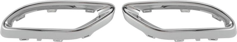 Eosnow Glänzende Chrom-Auspuffblenden als Ersatz für Mercedes-Benz A B C E GLC CLS-Klasse W177 W247 W205 W213 X253 C257