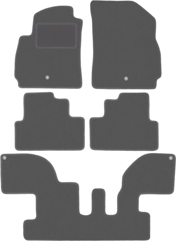 Graphit-Fußmatten für: Chevrolet Orlando I Minivan (2010-2018)