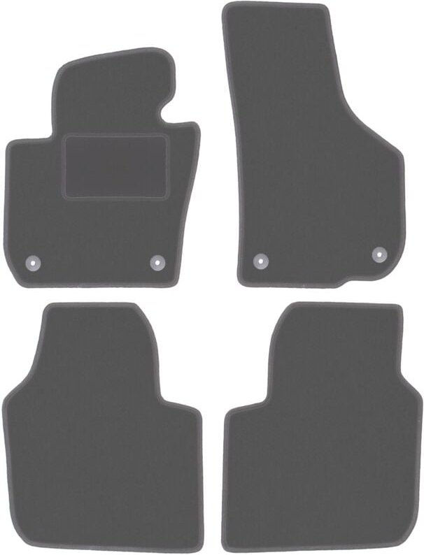 Graphit-Fußmatten für: Skoda Superb II Lang Limousine, Kombi (2008-2015)