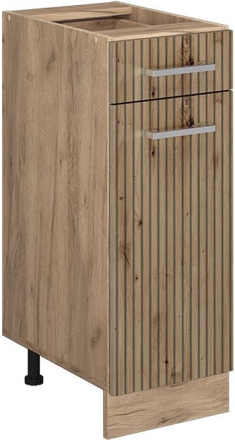 Vicco - Küchenunterschrank R-Line, Artisan-Eiche, 30 cm ohne Arbeitsplatte