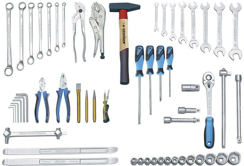 Werkzeugsortiment 57-tlg. mm - Gedore