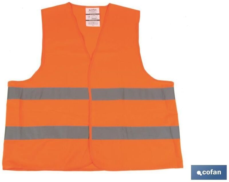 Orange reflektierende Weste