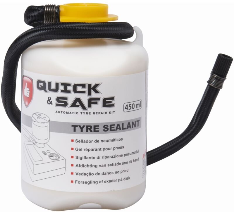 Reparaturflasche gegen Durchstich