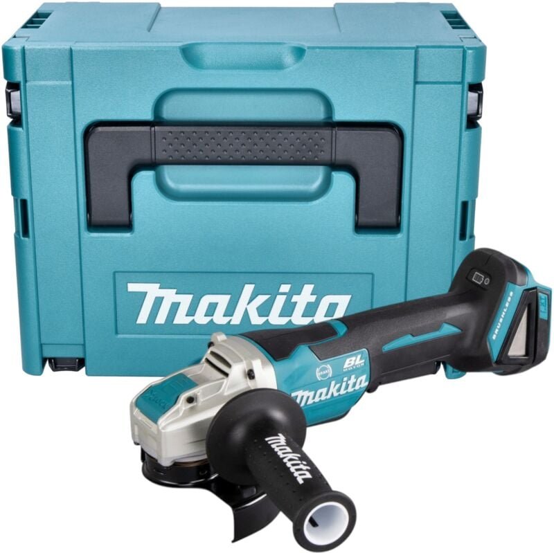 Dga 520 ZJX1 Akku Winkelschleifer 18 v 125 mm x-lock Brushless + Makpac - ohne Akku, ohne Ladegerät - Makita