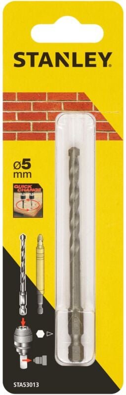 Steinbohrer ø 5mm. Sechseckige Welle STY-STA53013-XJ