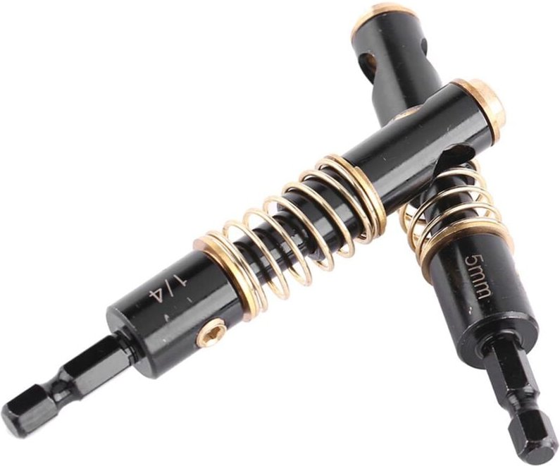 Türscharnier Bohren Zentrieren, 5 Mm Bohrer Bohrer Professionelles Öffnungswerkzeug (2 Kombis)