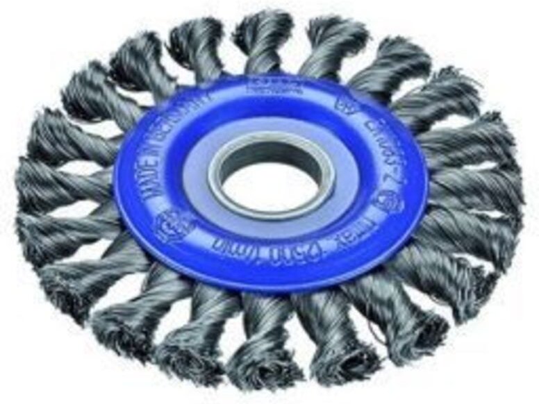 Rundbürste aus gedrehtem Stahldraht mit 222 mm Bohrung und ø 0,35 mm Besatz (125x13 ) Osborn 6152631131