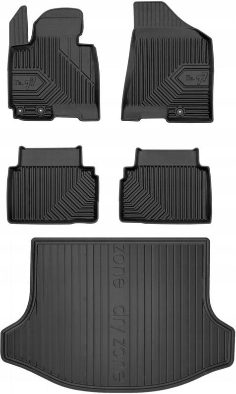 SET 77 Fußmatten und Fußmatten KIA Sportage 3 2010-2015