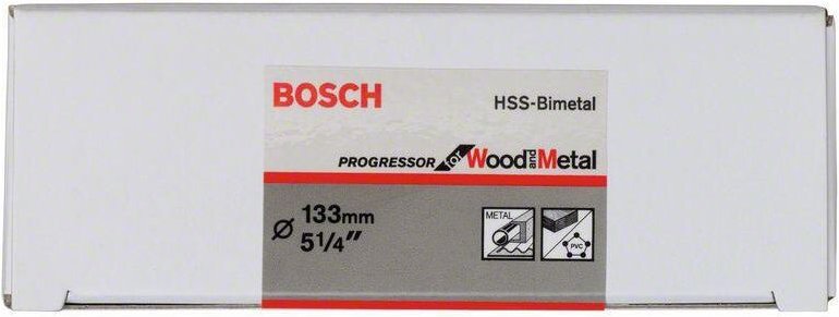 Lochsäge HSS-Bimetall für Standardadapter 133 mm, 5 1/4' - Bosch
