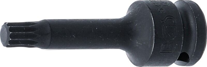 Bgs Technic - Kraft-Bit-Einsatz Länge 75 mm Antrieb Innenvierkant 12,5 mm (1/2') Innenvielzahn (für xzn) M10