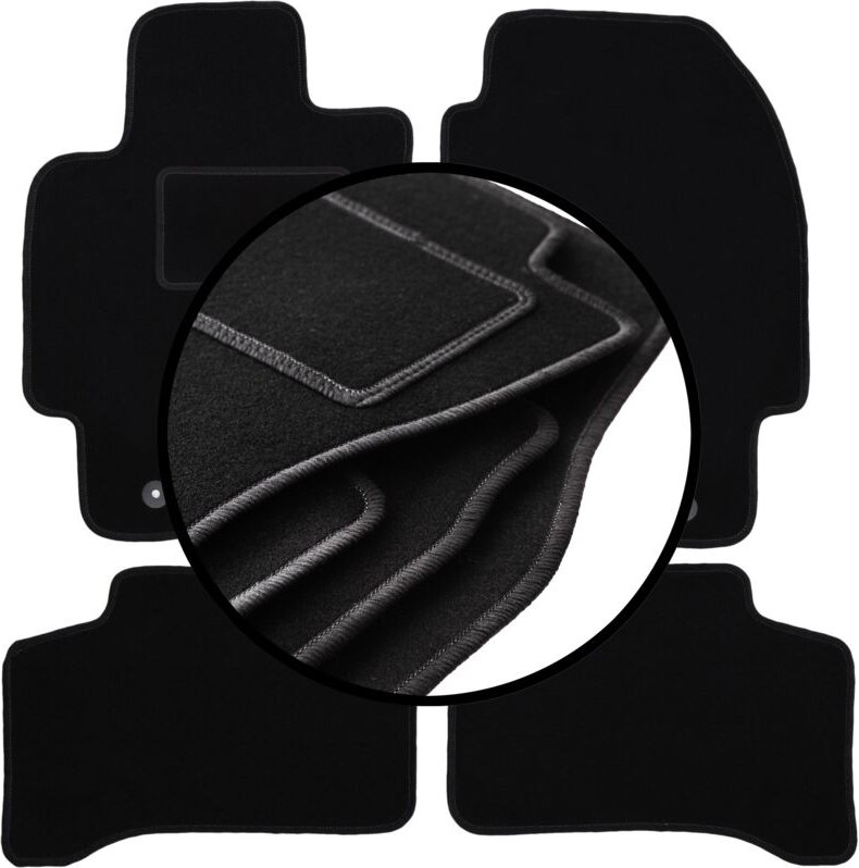 Komplettset Veloursmatten für: Jaguar X-Type Kombi, Station Wagon, Limousine (2001-2009)