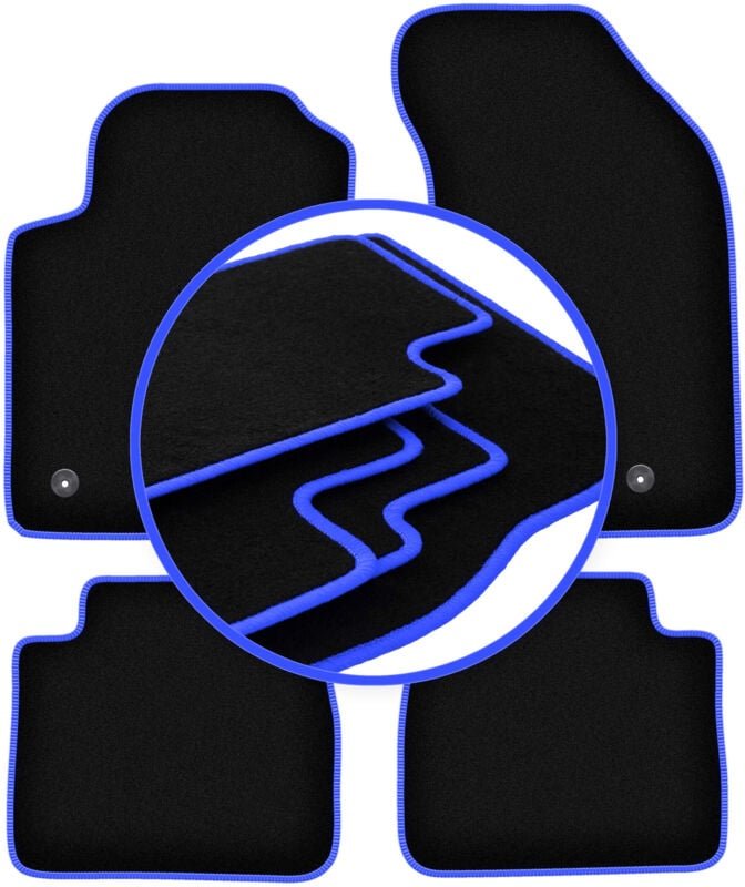 CARLUX-BLUE Autofußmatten für: Lancia Delta III Fließheck (2008-2014)