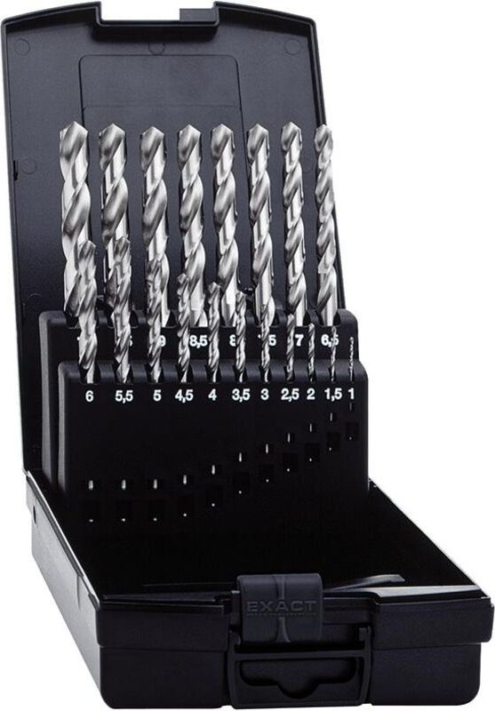 Thumbnail - Spiralbohrer-Satz mit ROTASTOP®-Schaft HSS-Co5 din 338 blank Exact 25-teilig (1-13 mm)