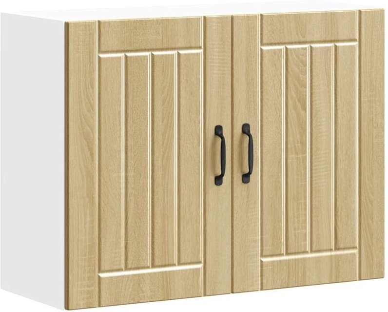 Küchen-Hängeschrank Lucca Sonoma-Eiche Holzwerkstoff - Vidaxl