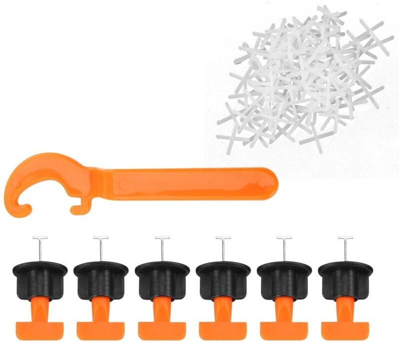 Thumbnail - Tlily - 151Pcs Keramik Ebene Keil Platten Fliesen Spacer Wiederverwendbare Boden Nivellierung Leveler Locator Zange