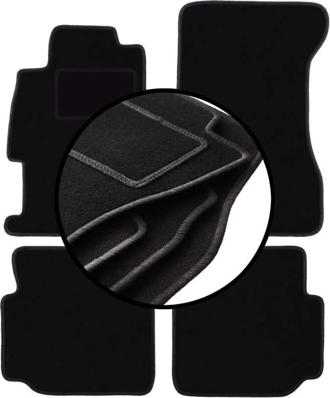 Kompletter Satz Veloursmatten für: Rover 600/ 618 / 620 / 623 Limousine (1993-1999)