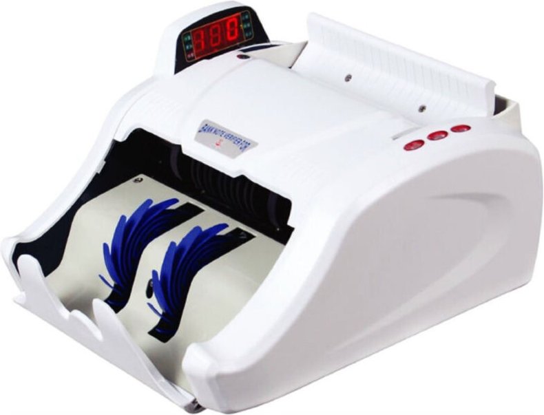 Trade Shop - SCHECK BANKNOTENZÄHLER DETEKTOR SCHECK GEMISCHTES GELD SCHECK FÄLSCHUNG -