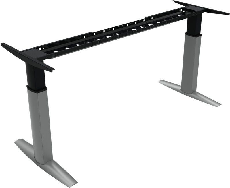 Elektrisch höhenverstellbares Tischgestell 501-23, 68-120cm, 175kg Nutzlast, Breite variierbar, pulverbeschichtet - Stie...