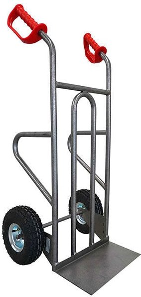 Matisère - Sackkarre aus Stahl 2in1- Lufträder - Traglast 250kg - DDPO1-RG
