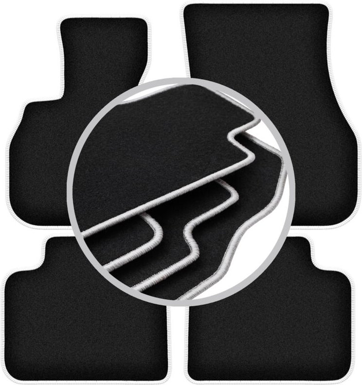 CARLUX-SILVER Autofußmatten für: Mini Countryman F60 Crossover (2017-)