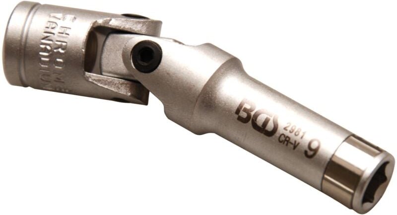 Bgs Technic - Glühkerzen-Gelenk-Einsatz Sechskant Antrieb Innenvierkant 10 mm (3/8') sw 9 mm