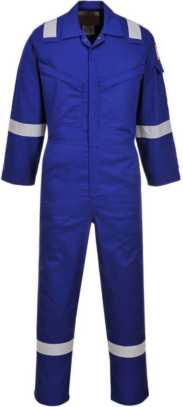 Kombination Araflame Silber Blau Royal 2XL - FR(54) - UK(42)